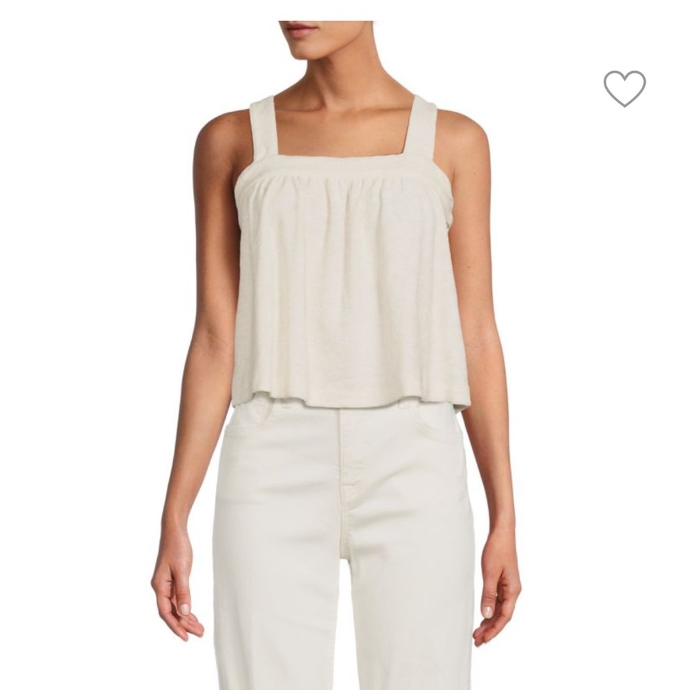 MARINE LAYER Terry Crop Tank Top